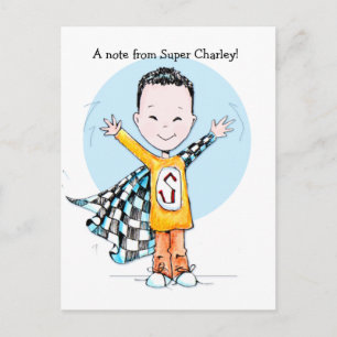 Tarjeta postal Super Duper Boy