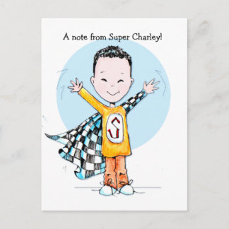 Tarjeta postal Super Duper Boy