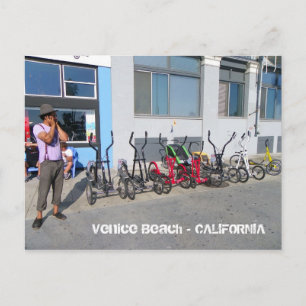 ¡Tarjeta postal súper funky de Venice Beach!