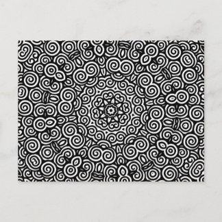 Tarjeta postal Swirly Sue