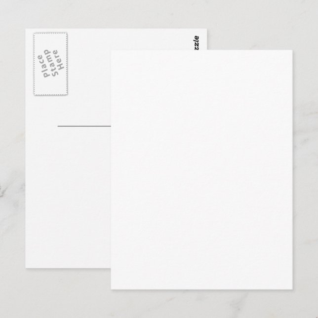 Tarjeta postal, tamaño: postal estándar, papel: ma (Anverso / Reverso)