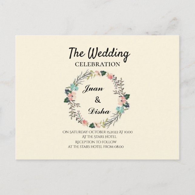 Tarjeta postal, tamaño: postal estándar, papel: ma (Anverso)