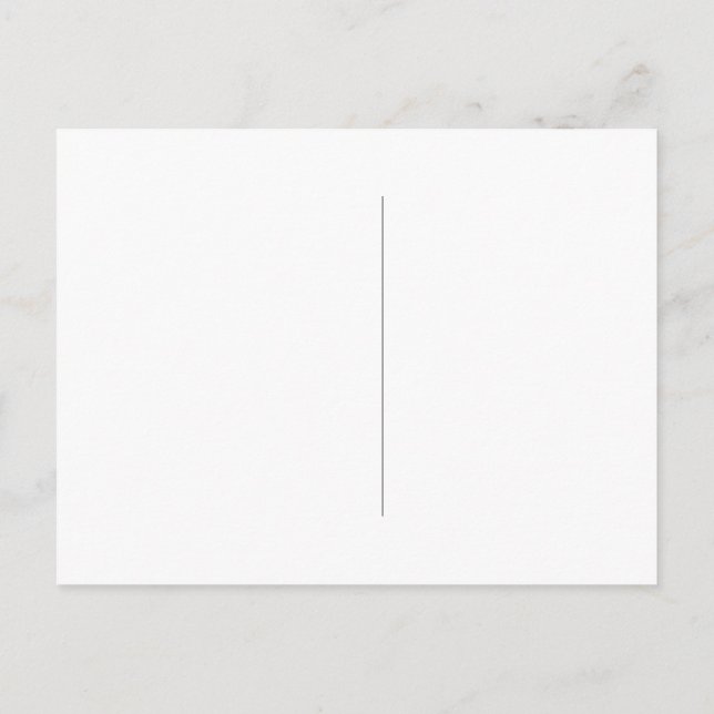 Tarjeta postal, tamaño: postal estándar, papel: ma (Reverso)