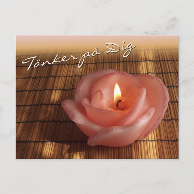 Tarjeta postal Tänker på Dig CC0491 (Anverso)