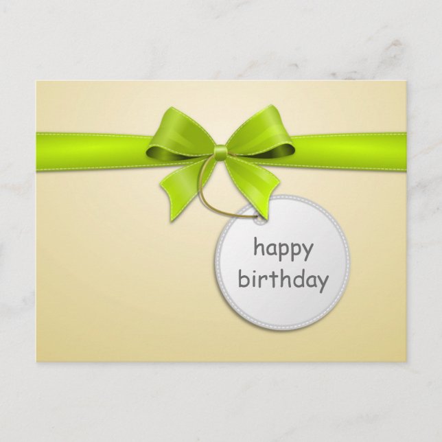 Tarjeta Postal Tarjeta de Cumpleaños feliz cumplea (Anverso)