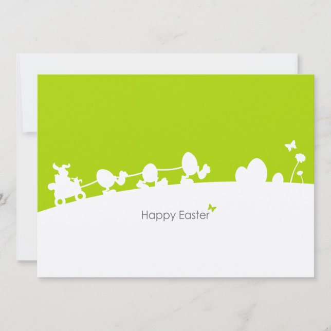 Tarjeta postal tarjeta Pascua (Anverso)