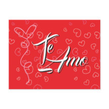 Tarjeta postal - Te Amo