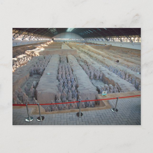 Tarjeta postal Terra Cotta Warriors (Anverso)