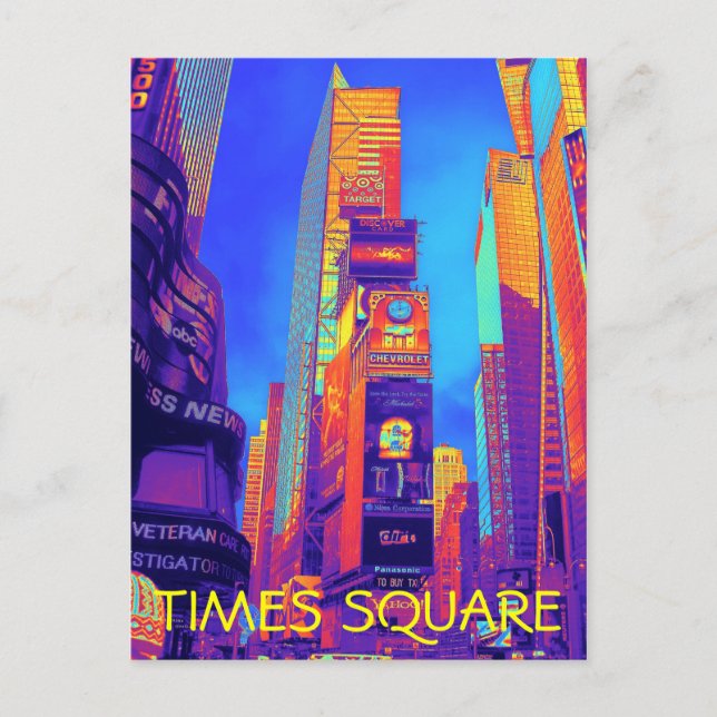 Tarjeta postal TIMES SQUARE (Anverso)