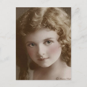 tarjeta postal tintada de mano ganadora eduardiana