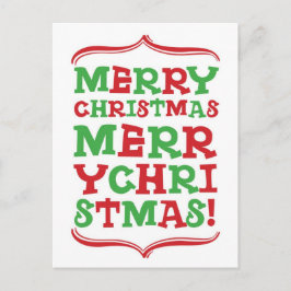 Tarjeta postal tipo navidad