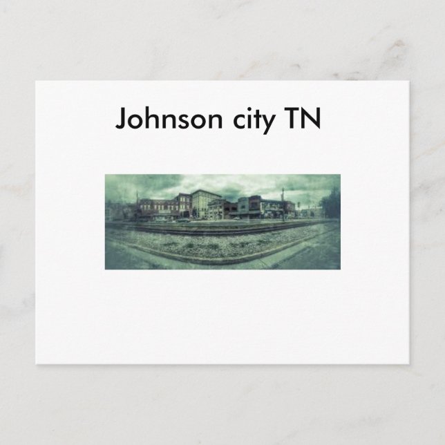 Tarjeta postal TN de la ciudad de Johnson (Anverso)