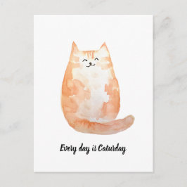 Tarjeta postal "Todos los días son Caturday"