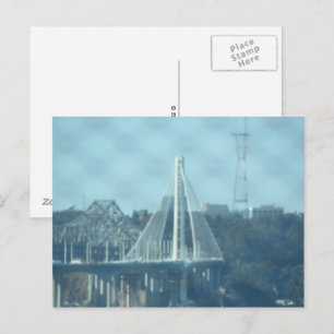 Tarjeta postal - Torre del puente de la bahía de O