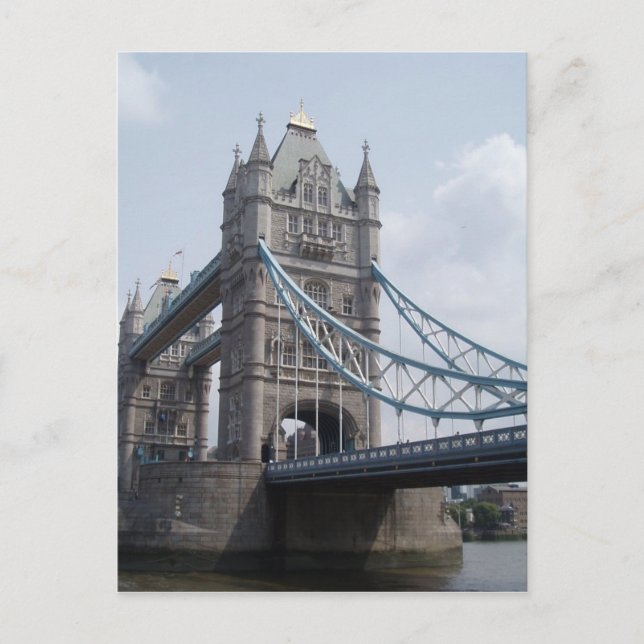 Tarjeta postal Tower Bridge. (Anverso)