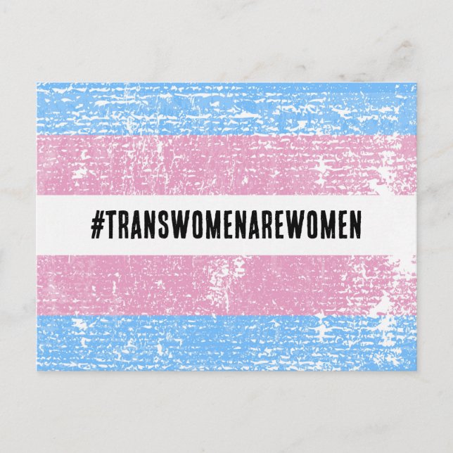 TARJETA POSTAL #TRANSWOMENAREWOMEN (Anverso)