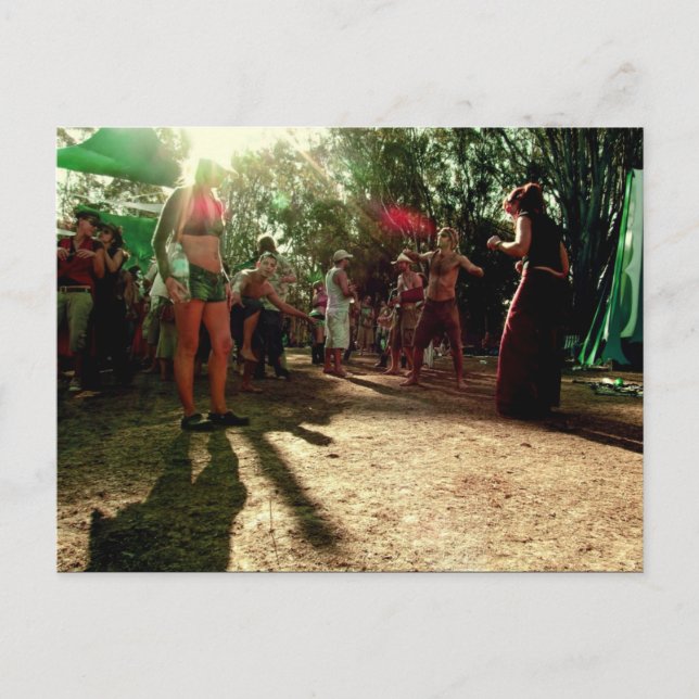 TARJETA POSTAL Tribal GrooViN (Anverso)