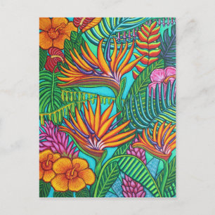 Tarjeta postal tropical Gems de Lisa Lorenz