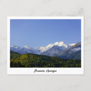Tarjeta postal turística Svaneti Georgia