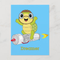 Tarjeta postal Turtle Dreamer™