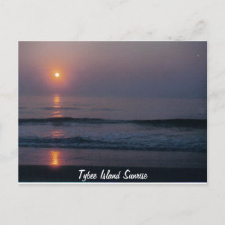 Tarjeta postal Tybee Island Sunrise Georgia