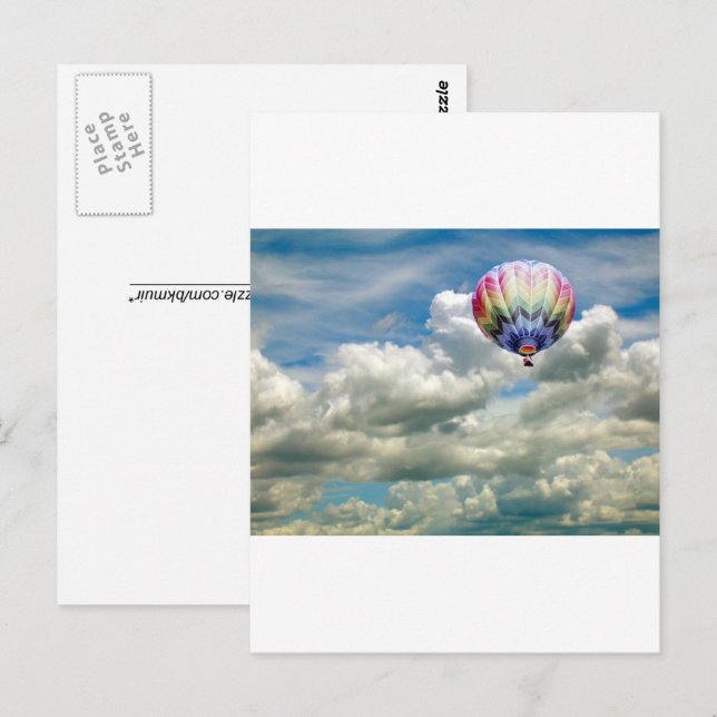 Tarjeta postal - UP ... Up ... up ... (vrt) (Anverso / Reverso)