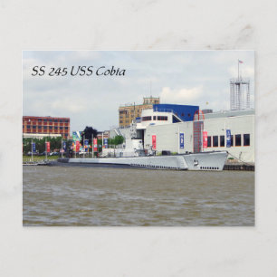 Tarjeta postal USS Cobia SS245