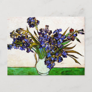 Tarjeta postal Van Gogh Vase de los irlandeses