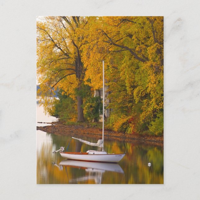 TARJETA POSTAL   VELERO  VERMONT (Anverso)