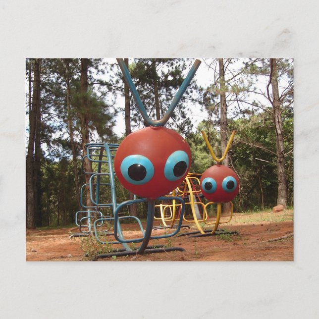 Tarjeta postal 'Venimos en paz' (Anverso)