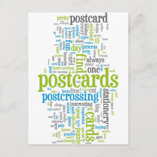 Tarjeta postal "verde de posttravesía"