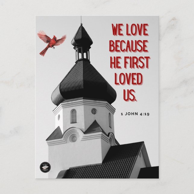 Tarjeta postal - Versículo Bíblico de recuerdo - 1 (Anverso)