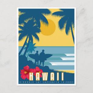 Tarjeta postal - Viajar a Hawái