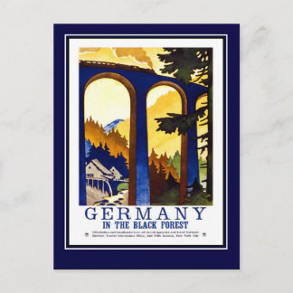 Tarjeta Postal Viajes Antiguos Alemania