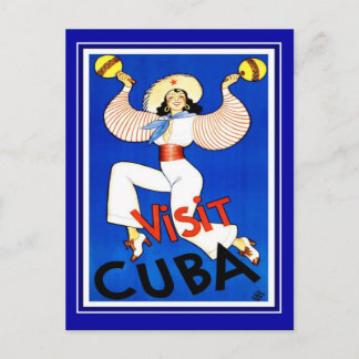 Tarjeta Postal Viajes Antiguos Cuba