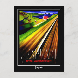 Tarjeta Postal Viajes Antiguos Japón