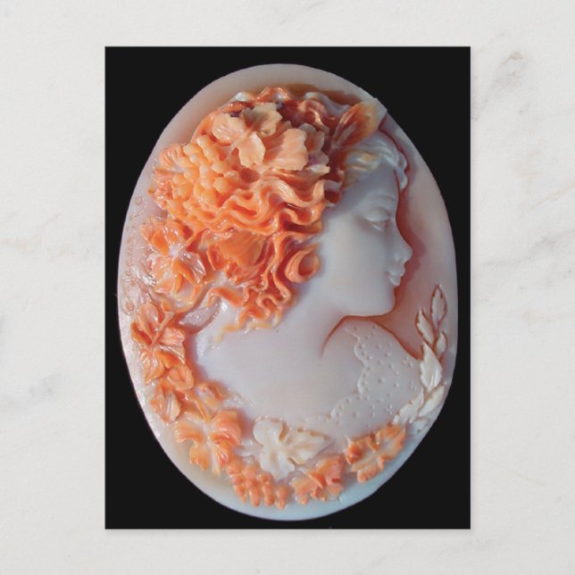 Tarjeta postal victoriana Cameo (Anverso)