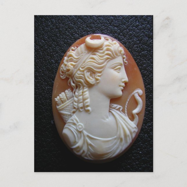 Tarjeta postal victoriana Cameo (Anverso)