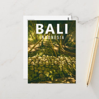 Tarjeta Postal Vintage de Bali – Cementerio de Cal