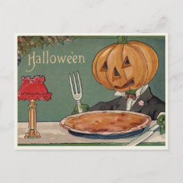 Tarjeta postal vintage de Halloween