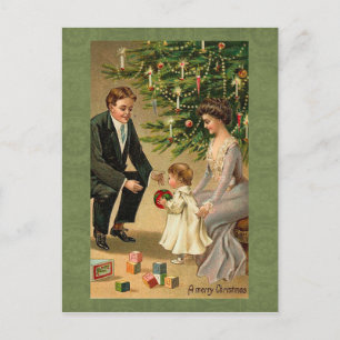Tarjeta postal vintage de Navidad