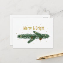 Tarjeta postal vintage de Navidad