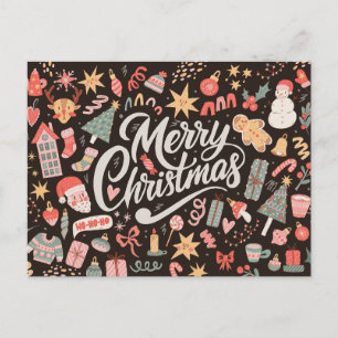 Tarjeta postal vintage de Navidad