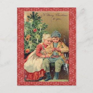 Tarjeta postal vintage de Navidad