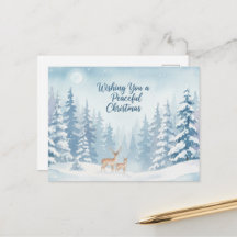 Tarjeta postal vintage de Navidad