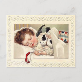 Tarjeta postal vintage de Navidad