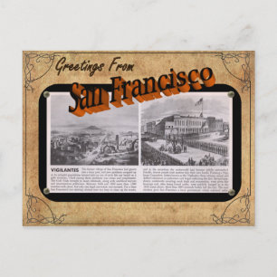 Tarjeta postal Vintage de San Francisco