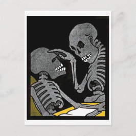 Tarjeta postal vintage de Sick Bed