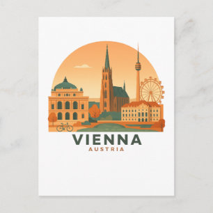 Tarjeta postal vintage de Viena, Austria – Arte de