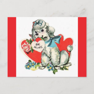 Tarjeta postal vintage del Día de San Valentín de